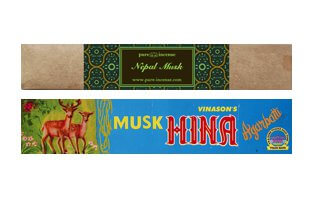 Moschus Räucherstäbchen Sorten Padma Store