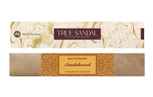 Sandelholz (Sandalwood) Räucherstäbchen Sorten Padma Store