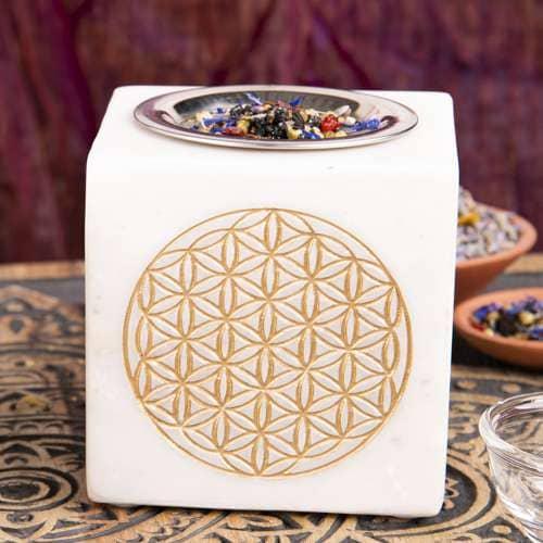 Räucherstövchen & Aromalampe Lebensblume