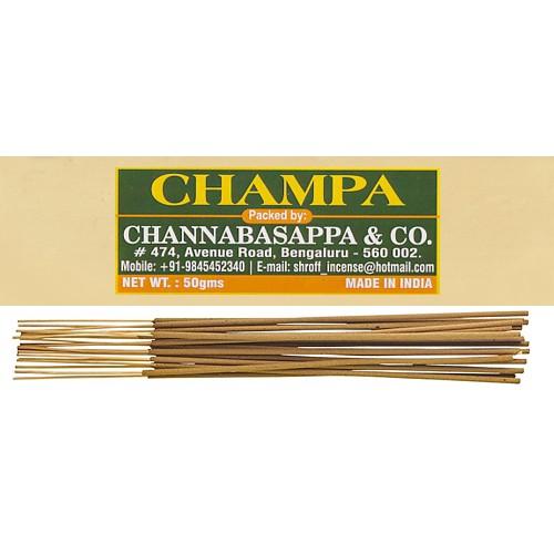 Champa Räucherstäbchen Shroff Incense Padma Store