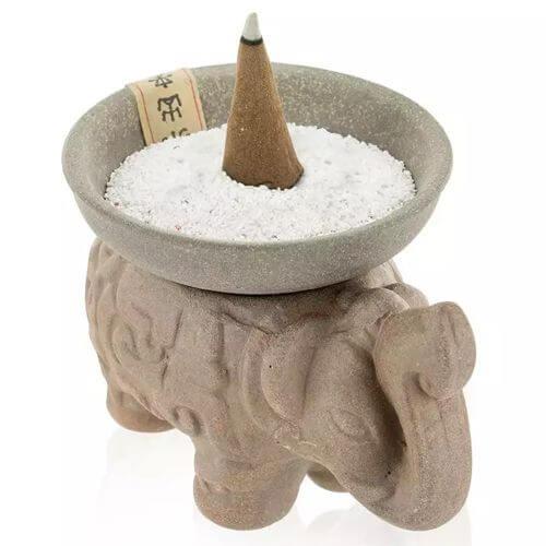 Elefanten Räucherstäbchenhalter Aromandise Padma Store