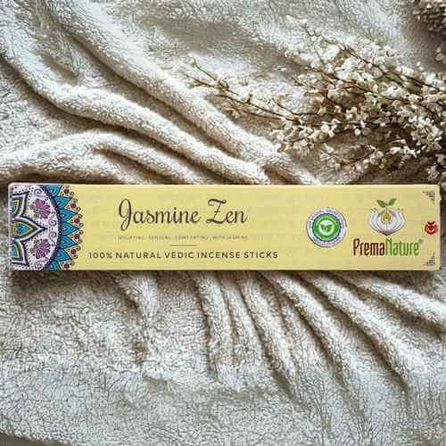 Jasmine Zen (Jasmin) PremaNature Bio Räucherstäbchen Padma Store