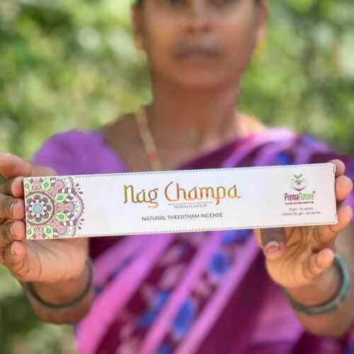 Nag Champa Neroli PremaNature Bio Räucherstäbchen Padma Store