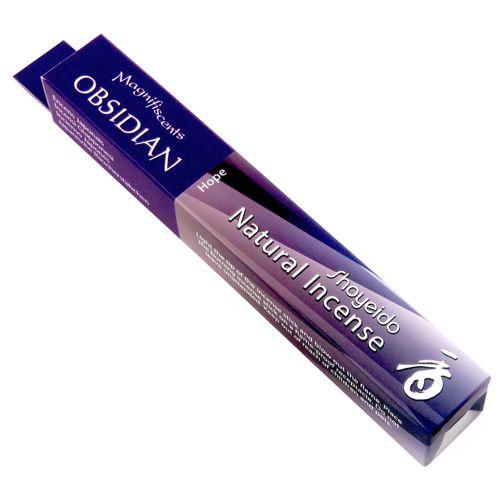 Obsidian Edelstein Serie Japan Räucherstäbchen Padma Store