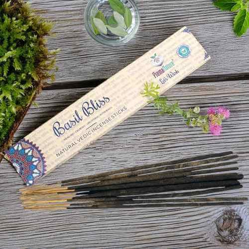 Basil Bliss (Basilikum) PremaNature Bio Räucherstäbchen Padma Store