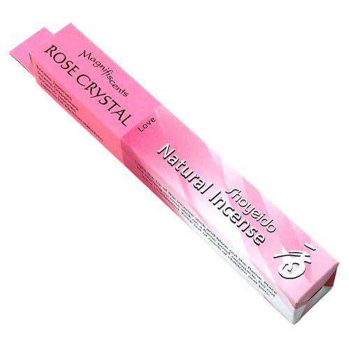 Rose Crystal Edelstein Serie Japan Räucherstäbchen Padma Store