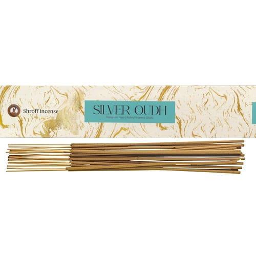 Silver Oudh Räucherstäbchen Shroff Incense Padma Store