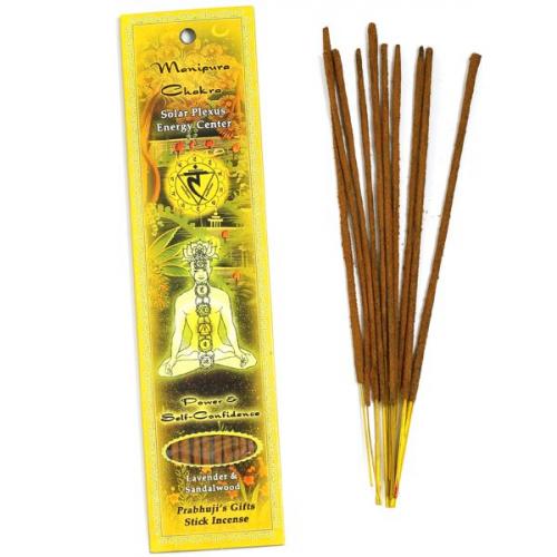 Solar Plexus Chakra Manipura Räucherstäbchen Prabhuji's Gifts Padma Store Solar Plexus Chakra Manipura Räucherstäbchen Prabhuji's Gifts Padma Store