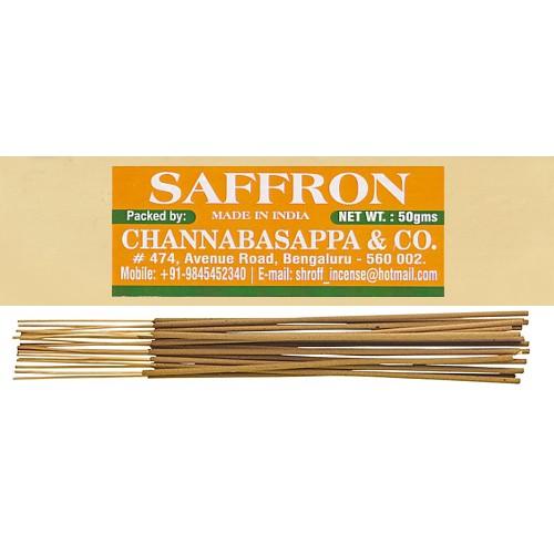 Saffron Räucherstäbchen Shroff Incense Padma Store Saffron Räucherstäbchen Shroff Incense Padma Store