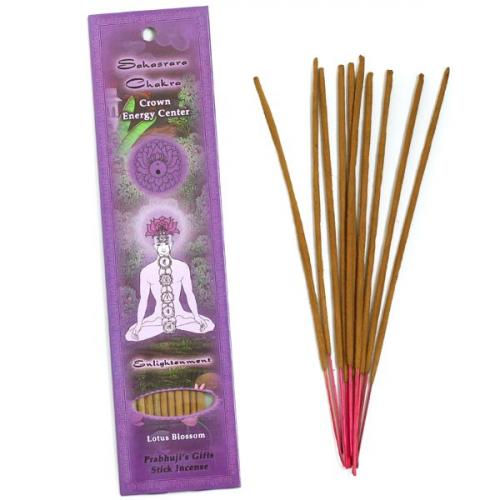 Crown Chakra Sahasrara Räucherstäbchen Prabhuji's Gifts Padma Store Crown Chakra Sahasrara Räucherstäbchen Prabhuji's Gifts Padma Store