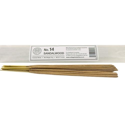 No. 14 Sandalwood Räucherstäbchen Cottage Industries Padma Store