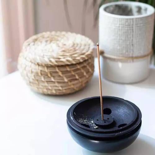 Räucherstäbchenhalter & Räucherkegelhalter Kombination von Aromandise