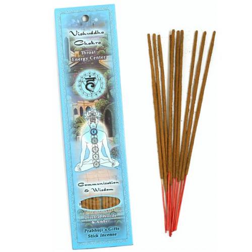 Throat Chakra Vishudda Räucherstäbchen Prabhuji's Gifts Padma Store Throat Chakra Vishudda Räucherstäbchen Prabhuji's Gifts Padma Store