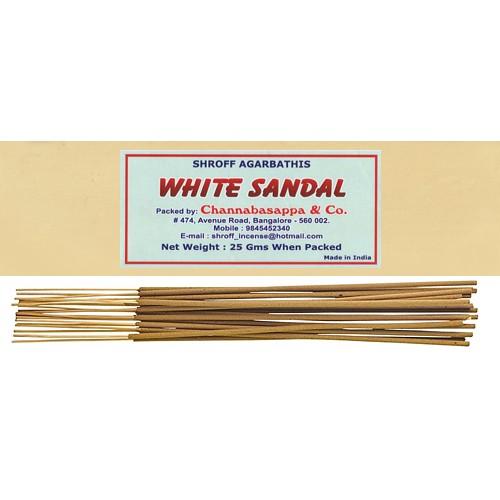 White Sandal Räucherstäbchen Shroff Incense Padma Store White Sandal Räucherstäbchen Shroff Incense Padma Store